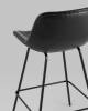 Стул полубарный Stool Group Деймон AV 463-H/bl-9005(PP) Черный фото 6