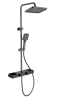 Душевая стойка Wonzon & Woghand WW-B3552-BGG с термостатом, темный графит