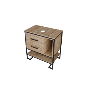 Тумба под раковину 1MarKa Grunge Loft Ц0000005442 Дуб Вотан, 80x51x85