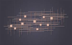 3D Фотообои Artegrafico «Розово-серый переплет» AM-011 канвас