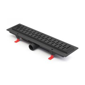 Душевой лоток Paini Medium CH450MC 450 мм D40, черный матовый