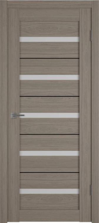 Межкомнатная дверь Владимирская Фабрика Дверей Atum Al 7 Brun Oak стекло White Cloud BM 800x2000