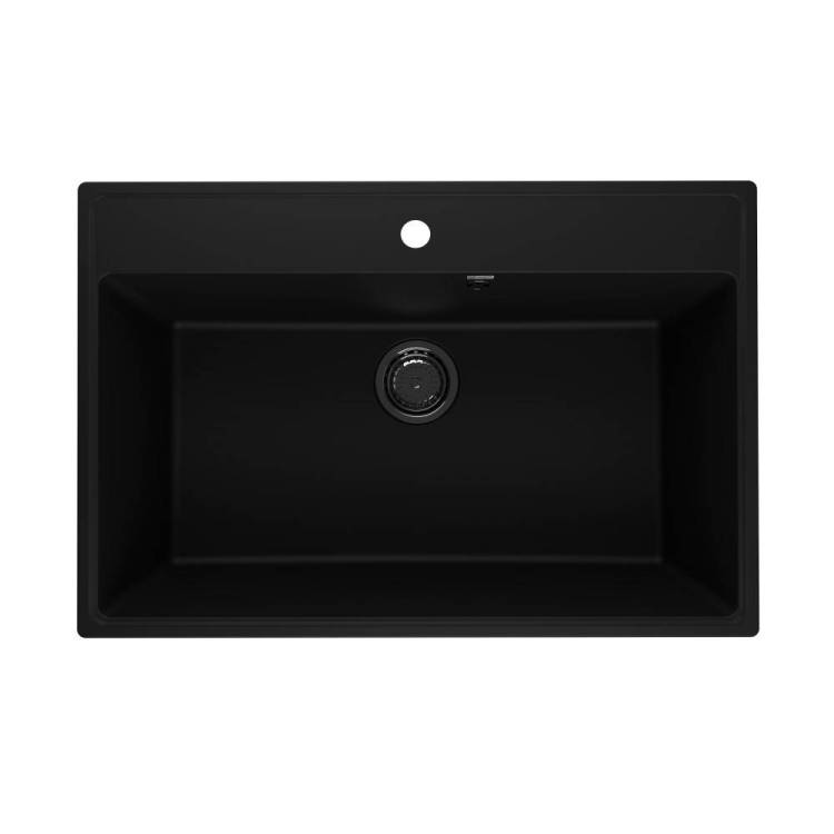 Кухонная мойка Ulgran Quartz Forte 760-07 уголь