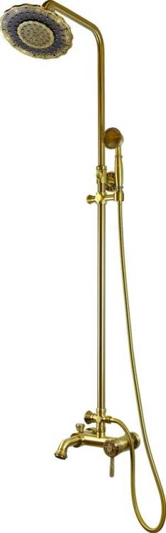 Душевая стойка Bronze de Luxe Windsor 10124DF бронза