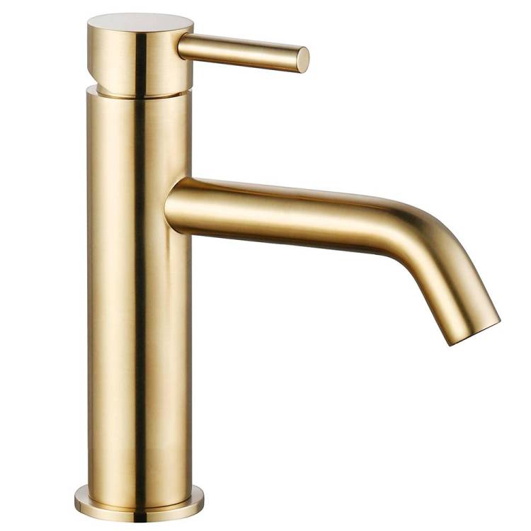 Смеситель для раковины AQUAme Siena AQM6210GG глянцевое золото