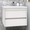 Тумба с раковиной Art&Max Family 75, подвесная, Bianco Lucido