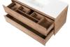 Тумба под раковину Belbagno Kraft KRAFT-1200-2C-SO-RT 120x46x50 Rovere Tabacco подвесная с фрезерованными ручками по всей длине фасада с двумя выкатными ящиками фото 5