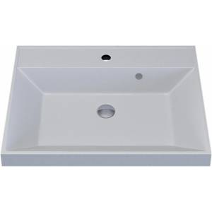 Раковина Uperwood Classic Quartz 291030000 белая матовая, жасмин, 60x45 Раковина Uperwood Classic Quartz 291030000 белая матовая, жасмин, 60x45