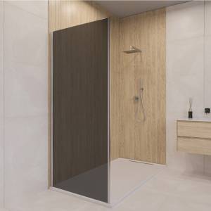 Душевая перегородка RGW Z-03 06220309-31 профиль хром, стекло тонированное, 90x195