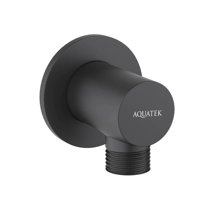 Шланговое подключение Aquatek AQ2456MB черный матовый