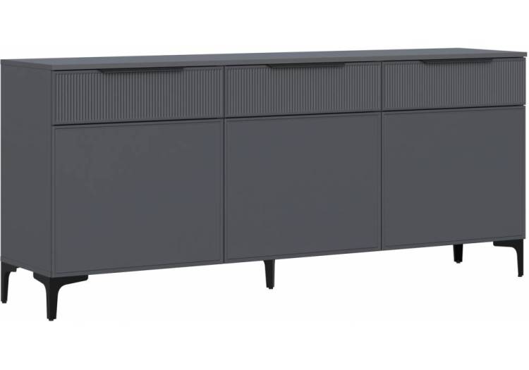 ТВ тумба Woodville Иадама 674704 графит / графит софт