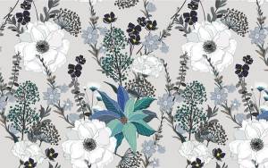 3D Фотообои Artegrafico «Полевой букет» BT-016 акварель