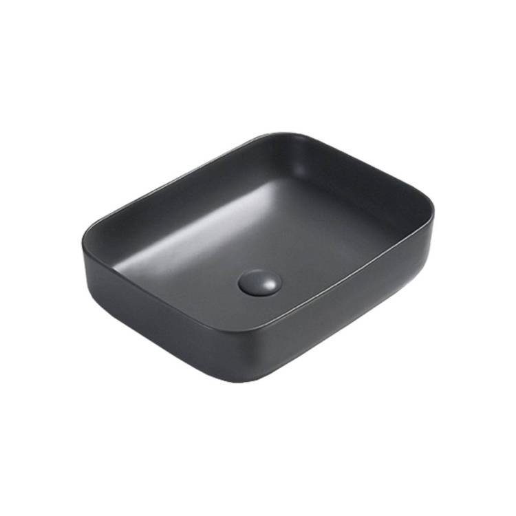 Раковина Vincea VBS-105MA антрацит матовый 50x39
