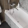 Акриловая ванна Teymi Helmi Pro T30101 белая, с каркасом, 120х70 фото 6