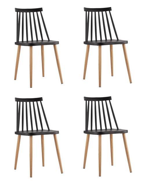 Набор из 4 стульев Stool Group Морган Y820 black X4 черный