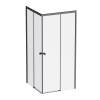 Душевой уголок AM.PM X-Joy W94G-403-9090-BТ1К профиль черный матовый, стекло прозрачное, 90x90