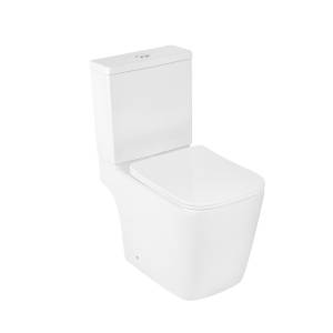 Унитаз-компакт Royce Crown RCT-152204WH безободковый, сиденье микролифт, белый