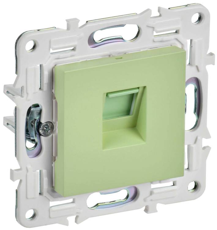 Розетка компьютерная RJ45 IEK Skandy SK-K10-2-K06 мятный