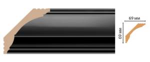 Плинтус потолочный DECOMASTER D100-195 240x6.9x6.9