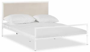 Кровать двуспальная Woodville Азет 1 552921 light beige 160х200