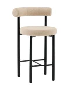 Стул полубарный Stool Group Флорео vd-plb-floreo-fl-beige бежевый, букле