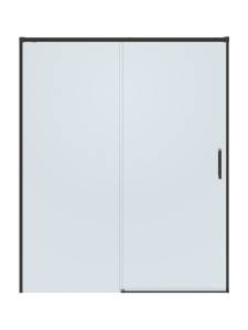 Душевая дверь в нишу Cezares PLANE-BF-1-150-C-GM профиль оружейная сталь, стекло прозрачное, 150x195
