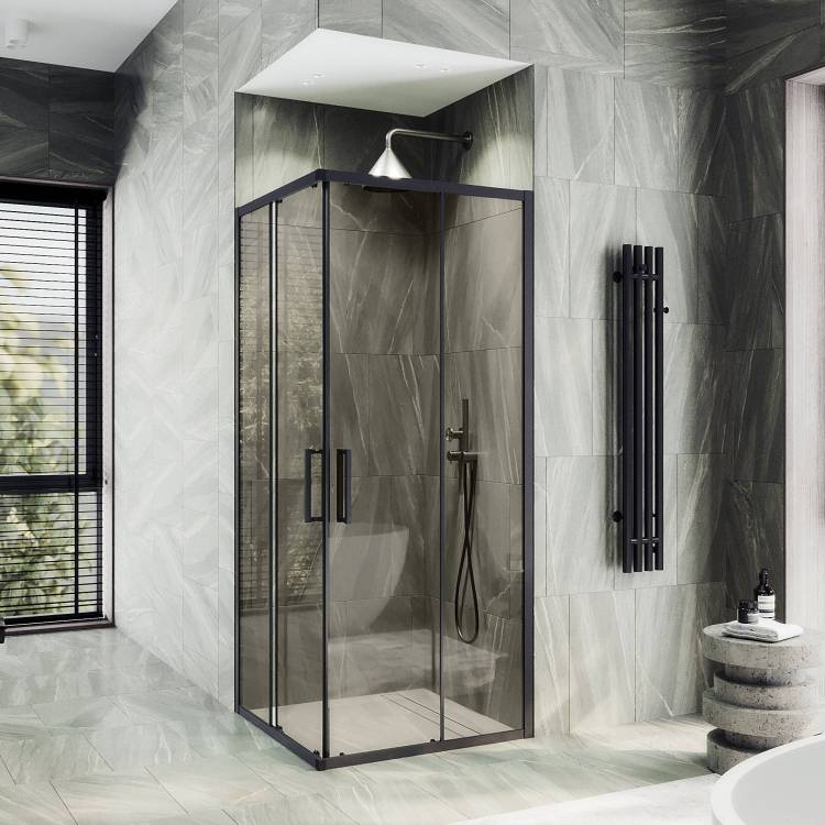 Душевой уголок MaybahGlass MGY-1323-6 стекло бесцветное, 900x900x1950