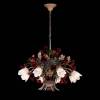 Подвесная люстра Lucia Tucci Fiori Di Rose 1760.8 Brown фото 2