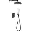 Душевой комплект Allen Brau Priority 5.31013-31 черный матовый, с внутренней частью