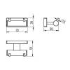 Крючок Langberger Alster 10932B двойной фото 2