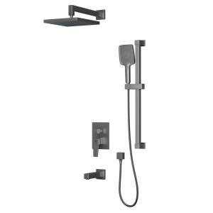 Душевой комплект Rush Thira TR3635-60Grey встраиваемый, графит