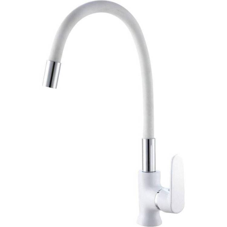 Смеситель для кухни РМС SL123W-016F-1 хром, белый