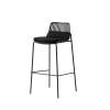 Стул барный Stool Group Louran D-012H-75 black черный с подушкой фото 2