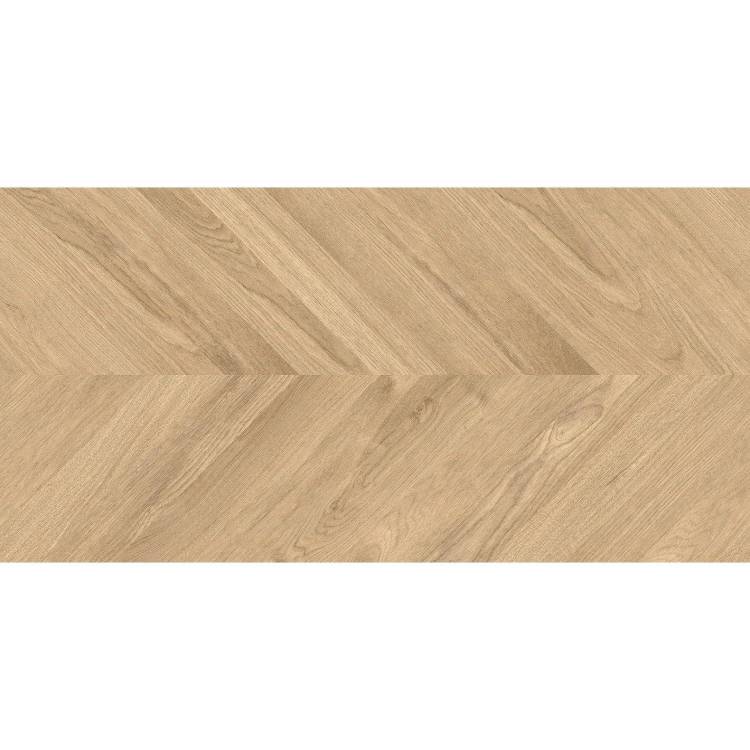 Керамогранит Laparet Wood Latina Miele Chevron Бежевый Матовый Карвинг 60x120