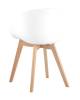 Набор из 2 стульев Stool Group Libra Soft 8320F WHITE+LIGHT GREY X2 белое фото 6