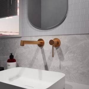 Смеситель для раковины Vincea Desire (Дизаер) VBFW-1D1BC брашированная медь