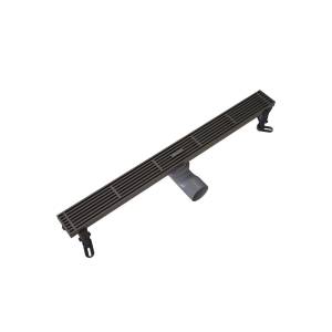 Душевой трап Knotlor Шторм SDRW0600LGM вороненая сталь, 60 см