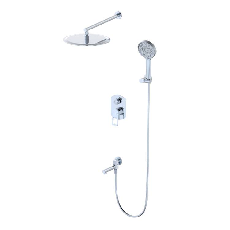 Душевой комплект Wonzon & Woghand WW-88939010-CR хром