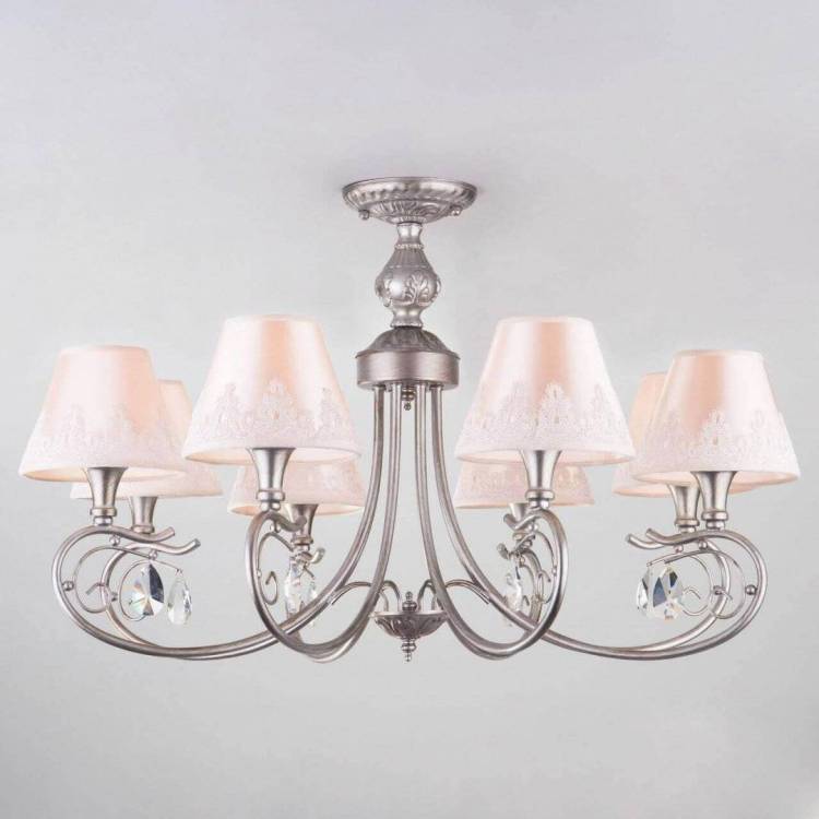 Подвесная люстра Eurosvet Incanto 60069/8 серебро