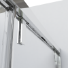 Душевая дверь в нишу Vincea Lugano VDS-1L150CLB-1 1500x1950, профиль черный, стекло прозрачное фото 3