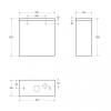 Бачок для унитаза BelBagno Lounge BB045/051T фото 2