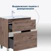 Тумба под раковину Aquanet Алвита new 80 344129 дуб Веллингтон, табак фото 4
