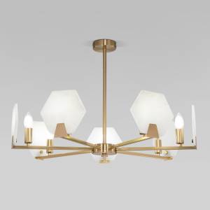 Потолочный светильник Eurosvet Marble 60158/7 латунь Smart