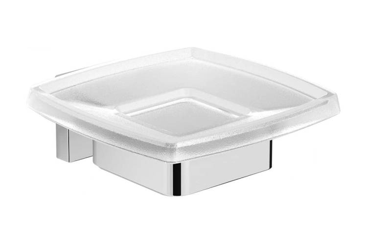 Мыльница Langberger Ledro 21815A стекло к стене квадратная