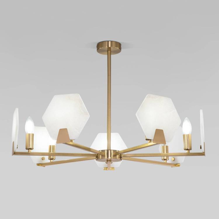 Потолочный светильник Eurosvet Marble 60158/7 латунь Smart