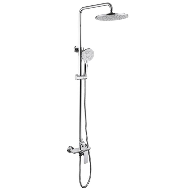 Душевая стойка Abber Weiss Insel AF8020L без излива, хром