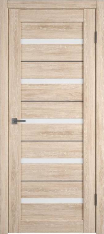 Межкомнатная дверь Владимирская Фабрика Дверей Atum Al 7 Sand Vellum стекло White Cloud BM 700x2000