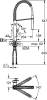 Смеситель для кухни Grohe Eurocube 31395DC0 суперсталь, с гибким изливом фото 2