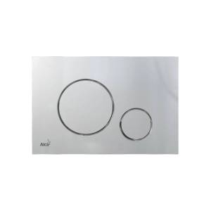 Кнопка смыва AlcaPlast THIN M672 хром матовый
