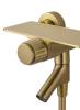 Смеситель для ванны Wonzon & Woghand WW-FE05L221-BG с душем, брашированное золото фото 6